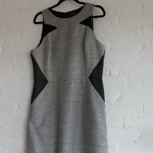 Banana Republic black and white dress